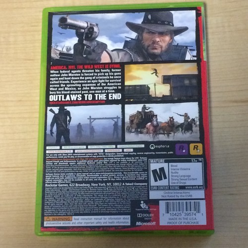 Microsoft XBOX 360 - RED DEAD REDEMPTION - COMPLETE - Imagen 2 de 4