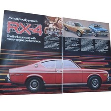 1974 Mazda RX-4 Double Page - Vintage Print Ad