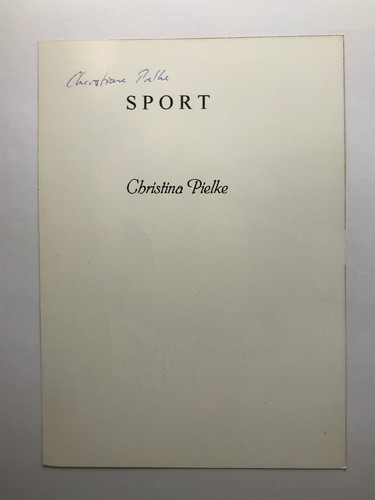 Autograph CHRISTIANE PIELKE-Swimming GERMANY-Bronze Olympics 1984-signed -AK - Picture 2 of 2