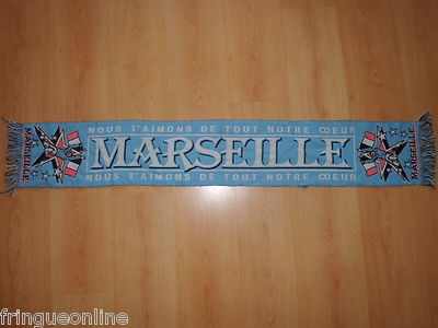 Écharpe Supporter Olympique De Marseille OM - Bon état