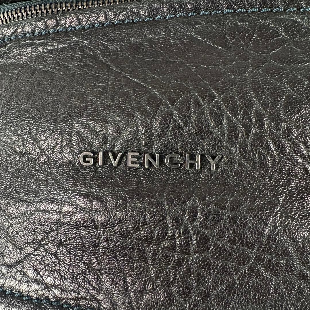 Givenchy Pandora Mini Leather Shoulder Bag in Black thumbnail 2