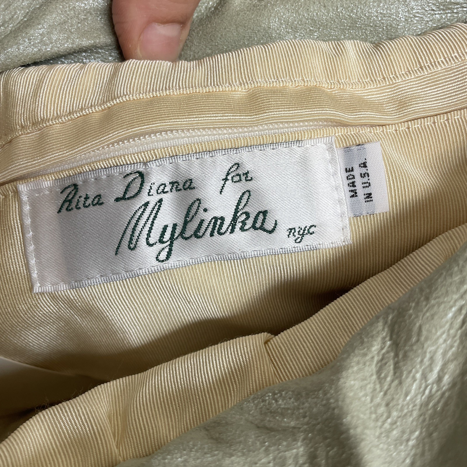 Vintage Jester Patchwork Drawstring Bag Purse 80s… - image 10