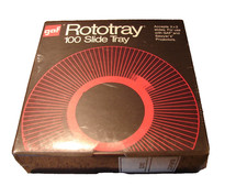 New Sealed GAF Rotary 100 Slide Tray Fits Sawyer Projectors 2x2 Slides Nice 