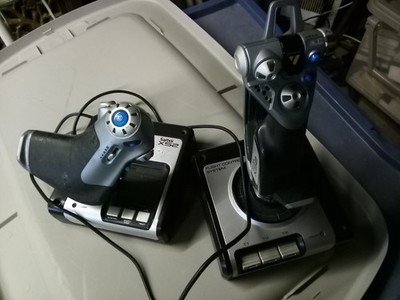 Saitek X52 Flight Control System Joystick and Throttle Set for Flight Simulator