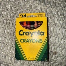 Crayola Crayons 1990 Vintage 24-Count Pack Binney  Smith