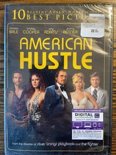 American Hustle DVD 2013 Christian Bale, Amy Adams, Jennifer Lawrence