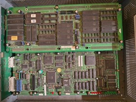 EXTREMELY RARE!!! SEGA RALLY PRO DRIVEIN' on MODEL 2A CRX stack PCB... working!