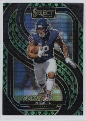 2024 Panini Select Premier Level Dragon Scale Prizm /81 DJ Moore #151 1t4l