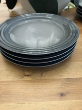 Le Creuset Plates 22 cm x 4 - Grey