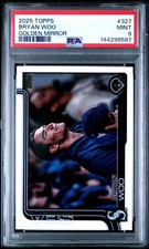 2025 TOPPS GOLDEN MIRROR #327 BRYAN WOO PSA 9
