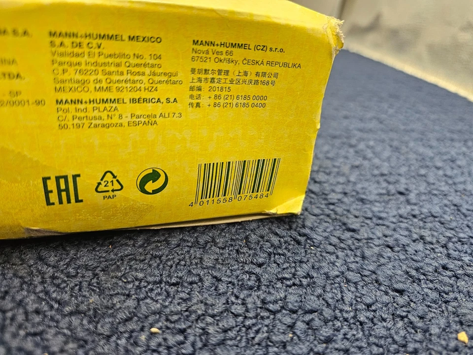 Filtro de aire Mann Filter C 28 037 para modelos BMW 530i xDrive 840i X3 X4 2016-2021 Foto 2 de 4