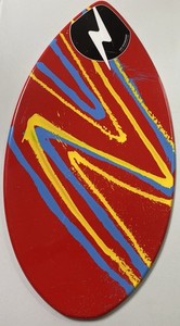 Zap Mini Lazer 35" Skimboard - Red, Yellow, Blue.
