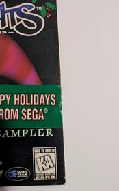 Christmas Nights Into Dreams Sampler Disc Sega Saturn Tested Working