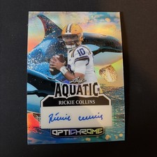 RICKIE COLLINS 2025 Leaf OptiChrome Aquatic 1/1 AUTO 
