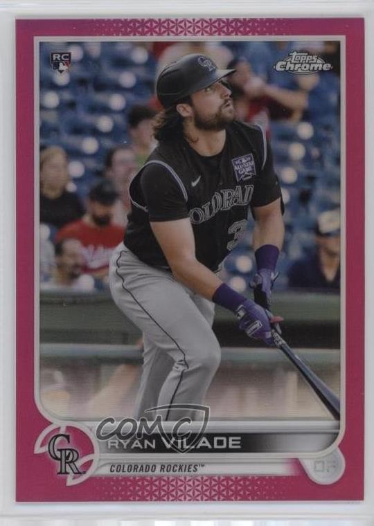 2022 Topps Chrome Magenta Refractor 74/399 Ryan Vilade #85 sy5