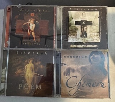 Delerium CD LOT : Archives Karma Poem Chimera - 6 Disc Lot - 4 Titles