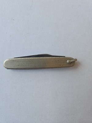 vintage equal-end shadow pen pocket knife, likely from the early to mid-20th...