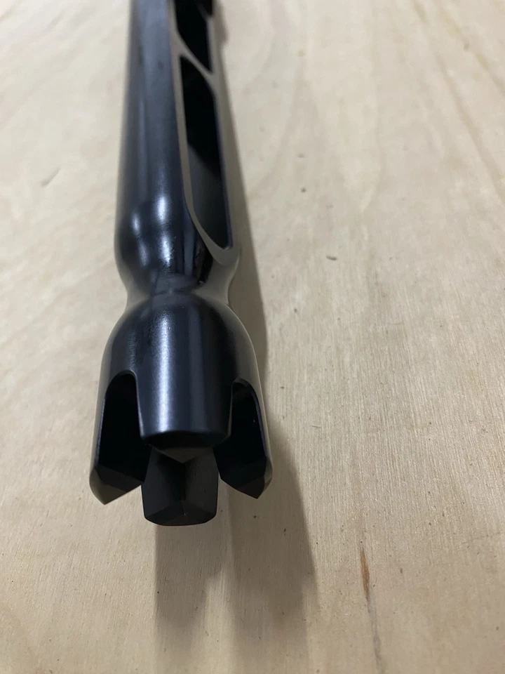 Culata de varilla ajustable en alta mar personalizada - #2 con tuerca de virola. 2 posiciones - negro Foto 4 de 4