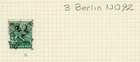 AMG-GERMANY SOVIET ZONE OPD Handoverprint LOT #72 BEZIRK 3 BERLIN NO92 $$$