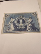 Banknot 100 marek Rzeszy 1908 – Cesarstwo "Błękitna Setka"