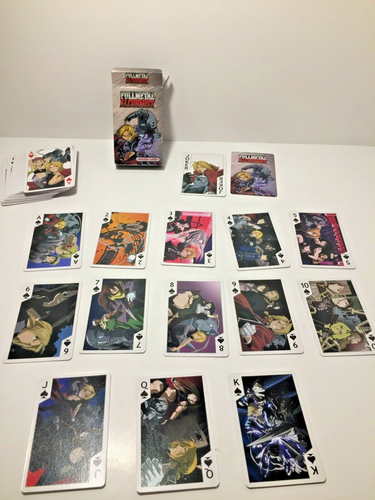 Lot De 65 Cartes à Jouer Fullmetal Alchemist - Édition 2004 (Avec 2 Cartes Spéciales)