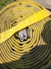 1 Water Dishcharge Fire Hose  2-1/2” x 50 To 60 Ft  Used