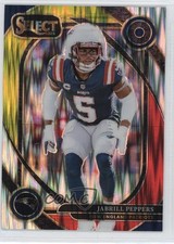 2024 Panini Select Club Level Red & Yellow Shock Prizm Jabrill Peppers #262 1as3