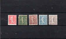 Série  timbres France neufs */** " Semeuse " n° 129/133
