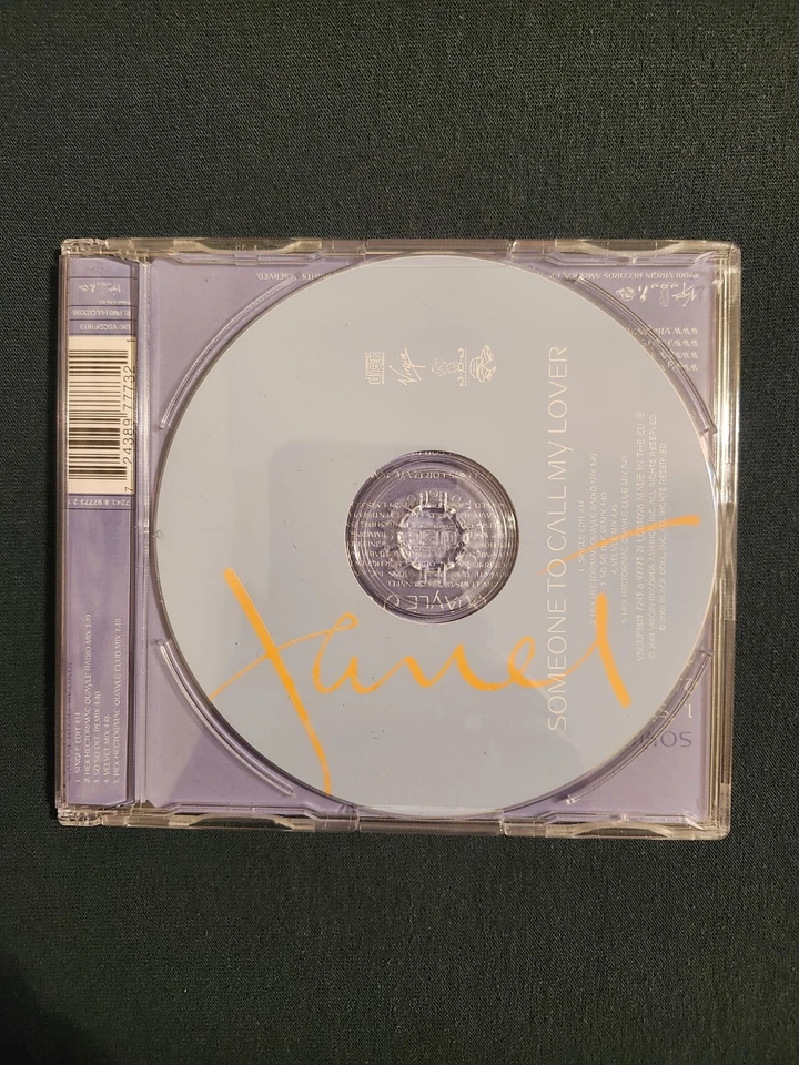 JANET JACSON - SOMEONE TO CALL MY LOVER - CD SINGLE MADE IN EU EXCELLENT. Foto 2 de 4