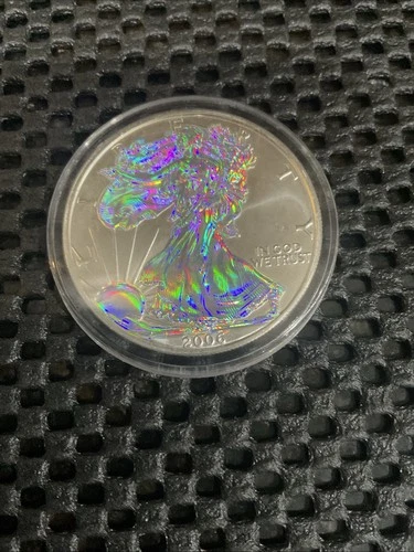 🪙American Eagle Walking Liberty 2006 - 1oz .999 Fine Silver Hologram Dollar🪙