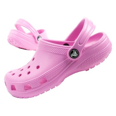 Crocs Jr Classic Clog Kinder Mädchen Junior Sandalen Freizeitschuhe Pink Rosa