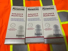 3 Penetrex Joint & Muscle Therapy Pain Relief & Recovery Roll-On 2.5Oz EXP-11/26