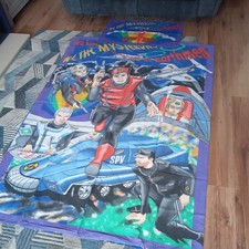 Captain Scarlet and the Mysterons Einzel Bettbezug & Kissen Set Vintage 1993 