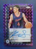 Kobe Sanders RC Auto /75 Purple Refractor 2024-25 Topps Chrome Clippers