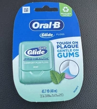 Oral-B Glide Dental Floss Comfort Plus Mint OLD VERSION Pro-Health DISCONTINUED