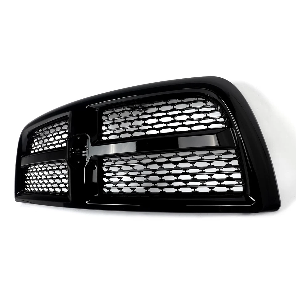 Grille Gloss Black For 2013-2018 Dodge Ram 2500 3500 Laramie Big Horn Tradesman - Image 3 of 4
