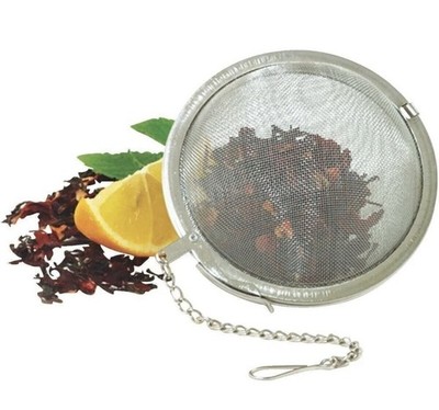 Norpro 3'' Stainless Steel Mesh Spice Infuser Tea Ball With Hanging Chain & Hook