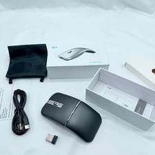 Bluetooth Wireless Arc Travel Mouse Dual Mode 2.4G BT5.1 Foldable Rechargeable