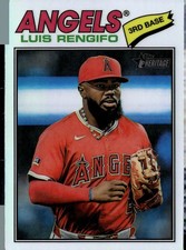 2026 Topps Heritage #149 Luis Rengifo Chrome Refractors