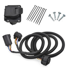 7-Foot 7-Pin Vehicle-Trailer Wiring Plug Harness Extension Compatible with Chevy