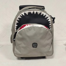 Pick & Pack Shark Shape Backpack with Wheels, Lightweight Trolley Hand