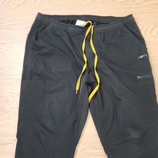 Carhartt Liberty Straight Leg Scrub Pants XL Black Activewear Drawstring Stretch