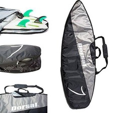 DORSAL Travel Surfboard Day Bag Cover Black/Grey Nylon 7'