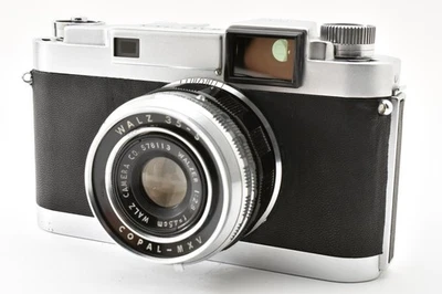 Rare [EXCELLENT ÉTAT] Appareil photo télémétrique Walz 35-S 35 mm noir avec... - Photo 1/4