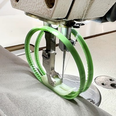 Industrial Sewing Machine Ring Presser Foot Roller PVC Leather Spare Part Puffer