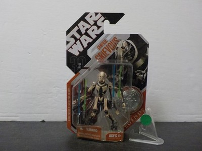G507 Star Wars Saga Legends General Grievous 30th Anniversary MOC Hasbro 3.75