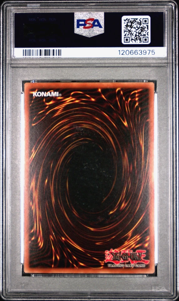 2002 YUGIOH FLAME SWORDSMAN #LOB-003 LEG. BLUE EYES WHT. DRAGON SUPER - PSA 9 💎 - Image 2 of 2