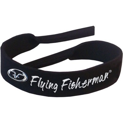 Flying Fisherman Neoprene Sunglasses Retainer -Logo Black