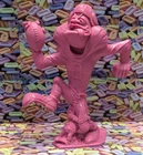 Vintage Nutty Mads End Zone Figure, Marx - PURPLE COLOR