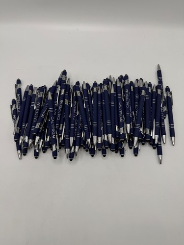 Lot 100 - CalypsoAI Promotional Stylus Pens Bulk Navy Blue Ink AS IS